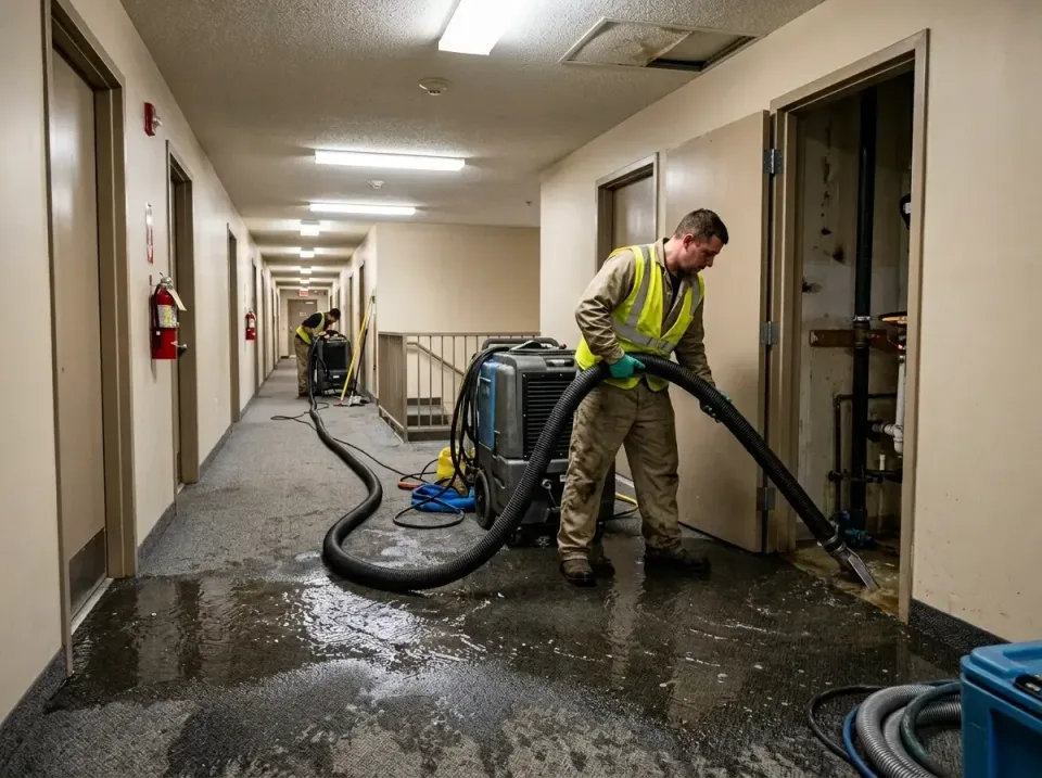 multi-unit-apartment-hallway-f-005 — frequently asked questions, Emergency Burst Pipe Water Extraction & Removal in Apex, NC
